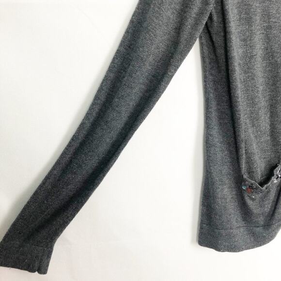 GEORGE Sequin Button Down Gray Cardigan Size Small - Picture 6 of 11